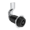 VISE ACTION® Compression Latch, Large Size, 7 mm Square, Aluminum Alloy, Hard Anodized, Black, 26 mm  Grip - E3-104-0359 - Southco