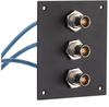 3 JACK PANEL INSERT BULKHEAD REAR MOUNT TRB 3 LUG NON ISOLATED BEND RELIEF SPRING JACK WITH 30-02003 LEAD 12