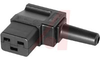 Connector; 16/21 A; 250 VAC; gt 2 KV (AC); Black; Thermoplastic; UL 94V-0 - 70080141 - Allied Electronics, Inc.