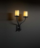 CNDL-8785-14-AMBR-MBLK Sconces-Double Glass - 497873 - Capital Lighting, Inc.