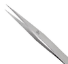 Excelta Three Star Utility Tweezers 3C - Straight Very Fine Point Tip - 0.01 in Tip Width - 4 1/4 in Length - 0.01 in Thick - EXCELTA 3C - R. S. Hughes Company, Inc.