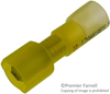 Terminal, Male Disconnect, 0.25In Yellow; Product Range Multicomp - 92N3597 - Newark, An Avnet Company