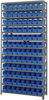 Open Shelving, 13Shelves, 96Bins, Blue; Shelving Unit Type Quantum Storage - 44AC8809 - Newark, An Avnet Company