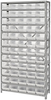 Open Shelving, 13Shelves, 60Bins, Clear; Shelving Unit Type Quantum Storage - 42AC8739 - Newark, An Avnet Company