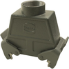 Hood, 16B, Top Entry, Aluminium, Pg29; Heavy Duty Connector Type Harting - 96B6136 - Newark, An Avnet Company