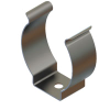 Battery Clip, D Cell, Steel -- 78 - Image