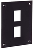 Universal Steel Sub-Panel with Two Keystone Openings - REF00013 - MilesTek Corporation