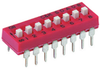Dip Switch, Spst, 0.1A, 5V, Through Hole; No. Of Circuits C&k Components - 35AH5923 - Newark, An Avnet Company