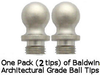 Baldwin Ball Tips for Architectural Grade Hinges - 978168 - HardwareSource, Inc.