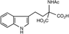 α-Acetamino-α-carboxy-R-(3-indole)-butyric Acid -- 6040 - Image