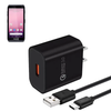 Honeywell Mobile Computer Wall Charger - USB-A to USB-C Charging Cable and Adapter by AGOZ -- AQC18W_HW-GBSC - Image