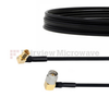 RA SMA Male to RA SSMC Plug Cable FM-SR086TBJ Coax in 6 Inch - FMCA1512-6 - Fairview Microwave Inc.
