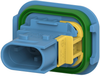 Automotive Housing, Plug, 2Pos, Blue Rohs Compliant Te Connectivity - 75AJ0166 - Newark, An Avnet Company