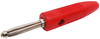 Plug, 4Mm, Bunch Pin, Red; Gender Deltron Components - 93K4363 - Newark, An Avnet Company
