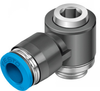 Push-in L-fitting - QSLV-G1/4-6-I - Festo Corporation