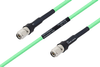 Temperature Conditioned TNC Male to TNC Male Low Loss Cable 18 Inch Length Using PE-P300LL Coax - PE3M0238-18 - Pasternack