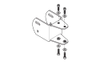 Safety light barriers - Accessories - Mirror - MIRROR MOUNTING ANGLE 2BF SMA 80-2 -  - Schmersal Inc.