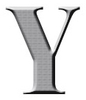 Aluminum Embossed Numbers & Letters -- 1600-Y