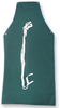 Chicago Protective Apparel Green FR Duck Welding & Heat-Resistant Apron - 24 in Width - 42 in Length - 542-GFRD - 542-GFRD - R. S. Hughes Company, Inc.