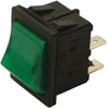 Illuminated Rocker Switch, Dpst, 16A, 125Vac, Green; Illumination E-Switch - 41T5382 - Newark, An Avnet Company