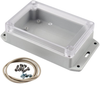 Small Enclosure, Pc, White/clear; Enclosure Type Hammond - 29AH0214 - Newark, An Avnet Company