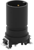 Sensor Conn, M12, Plug, 4Pos, Smt; Product Range Erni - Te Connectivity - 50AK8314 - Newark, An Avnet Company