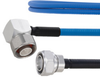 Plenum Low PIM RA 4.1/9.5 Mini DIN Male to 4.3-10 Male Cable SPP-250-LLPL Coax in 24 Inch Using Times Microwave Parts and RoHS - FMCA1843-24 - Fairview Microwave Inc.