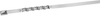 Cable Tie, 362Mm, Ss, 250Lb, Silver,pk50; Cable Tie Material Panduit - 61AC7880 - Newark, An Avnet Company