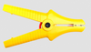 Crocodile clip, yellow, 11 kV, CAT IV 1000 V - WAKROYE32K09 - Sonel Test