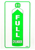 Brady Prinzing B-811 Vinyl Rectangle White Chemical, Biohazard, Hazardous & Flammable Material Sign - TEXT: CYLINDER FULL - SM571E - 754473-46896 - R. S. Hughes Company, Inc.