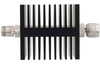 50 dB Fixed Attenuator N Female (Jack) to N Male (Plug) Directional Up to 6 GHz Rated to 50 Watts, Heatsink Body, 1.3 VSWR - SA18NFNM50W-50 - Fairview Microwave Inc.