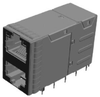 Rj45 Conn, R/a Jack, 8P8C, 2Port, Th; Modular Connector Type Amphenol Communications Solutions - 39AJ5735 - Newark, An Avnet Company