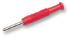 Test Plug, 6A, Solder, Red; Gender Hirschmann Test And Measurement - 06WX5867 - Newark, An Avnet Company