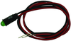 Panel Mount Indicator, Led, 6.35Mm, Green, 2.2V; Led Color Dialight - 96F2279 - Newark, An Avnet Company