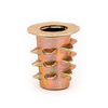 E-Z Hex™ Threaded Insert for Soft Wood - Flanged - 10-32 x 13mm - 901032-13 - E-Z LOK