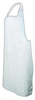 Ansell 54-290 White Polyethylene Disposable General Purpose & Work Apron - 28 in Width - 45 in Length - 076490-72155 -- 076490-72155 - Image