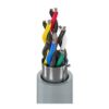 RS232, #24-5pr, SR-PVC, O/A Foil, PVC Jkt, CMG, 75Ω - 9505 - Belden Inc.
