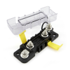 Blue Sea Systems 7721 MEGA/AMG Safety Fuse Block with Cover, 300A - Bulk Packaging - 78162B - Waytek, Inc.