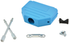 Backshell, D, Blue, 25Way; Product Range Mh Connectors - 09WX9982 - Newark, An Avnet Company