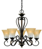 DH5005PN Mid. Chandeliers-Glass Up - 700345 - Capital Lighting, Inc.