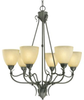 SL881763 Mid. Chandeliers-Glass Up - 751218 - Capital Lighting, Inc.