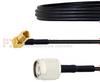RA SSMC Plug to TNC Male Cable LMR-100 Coax in 48 Inch - FMCA1494-48 - Fairview Microwave Inc.