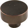 Modern Disc Knob, Oil Rubbed Bronze - 814624 - HardwareSource, Inc.
