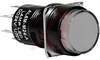Push Button: Red, RND LED PB SPDT IP40 -- 70174251