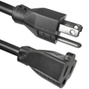NEMA 5-15P to NEMA 5-15R Indoor Extension Cord, 16AWG / 3C, SJT, 105C, 12 inches -- 250134-01 - Image