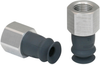 Bellows suction cup (round) with optimal adaptation to uneven surfaces FSGA 11 NK-45 G1/8-IG - 10.01.06.00407 - Schmalz Inc.