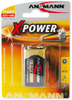 Premium X-Power 9V Alkaline Battery 1-Pack Blister; Battery Voltage Ansmann - 31AC5343 - Newark, An Avnet Company