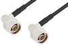 N Male Right Angle to N Male Right Angle With Times Connectors Cable 60 Inch Length Using LMR-195 Coax - PE3C0119-60 - Pasternack