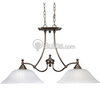 Two-Light Linear Chandelier Fixture - P4113-77 - bulbs.com