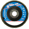 Weiler Tiger Paw Type 27 Coated Zirconium Flap Disc - 40 Grit - 4 in Diameter - 5/8 in Center Hole - 51101 - 012382-51101 - R. S. Hughes Company, Inc.